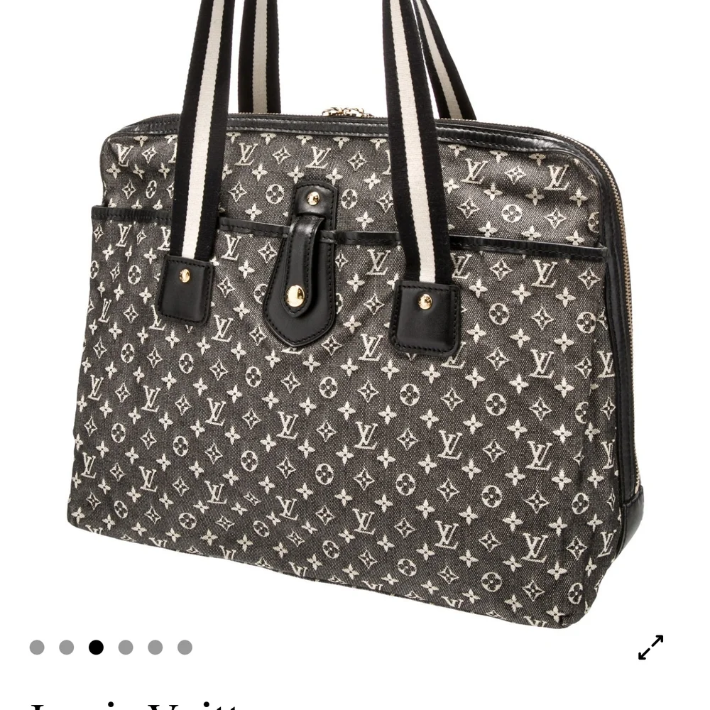 Louis Vuitton Gray and Black Laptop Bag with Monogram Design - Picture 2 of 5